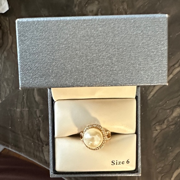 New Directions Gold Ring with Pearl Accent - Picture 4 of 4
